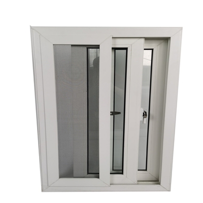 Highly Durable Heat Insulation Hanging Curtain Type Sliding PVC Profile Glass Window