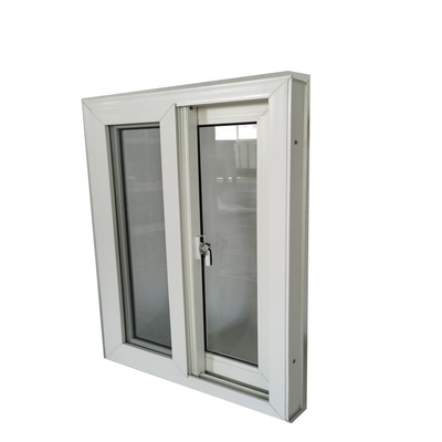 Highly Durable Heat Insulation Hanging Curtain Type Sliding PVC Profile Glass Window