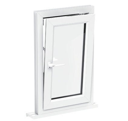 Large German Tilt Sliding Pvc And Turn Windows with Modern Design and Double Glass