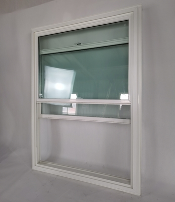 Double Soundproof VERTICAL Swing Vinyl UPVC Double Hung Window for Doors and Windows