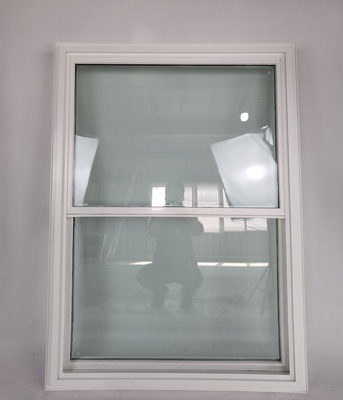 Double Soundproof VERTICAL Swing Vinyl UPVC Double Hung Window for Doors and Windows