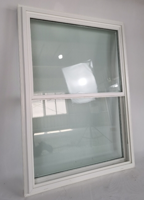 Double Soundproof VERTICAL Swing Vinyl UPVC Double Hung Window for Doors and Windows