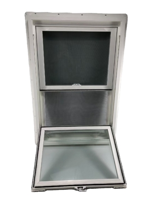 PVC Frame Double Glazed School Window with Safety Characteristics and Customized Size