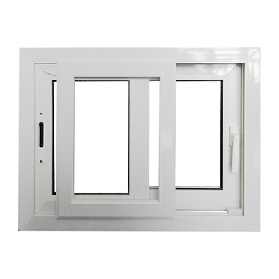 Modern Design Style Double Glazed Residential Slide Windows with Low-E Glass and Net