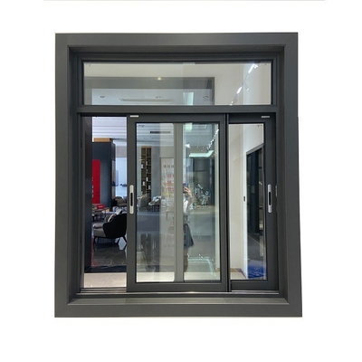 Modern Design Style Double Glazed Residential Slide Windows with Low-E Glass and Net