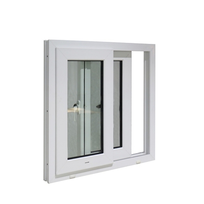 Modern Design Style Double Glazed Residential Slide Windows with Low-E Glass and Net