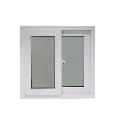 Modern Design Style Double Glazed Residential Slide Windows with Low-E Glass and Net