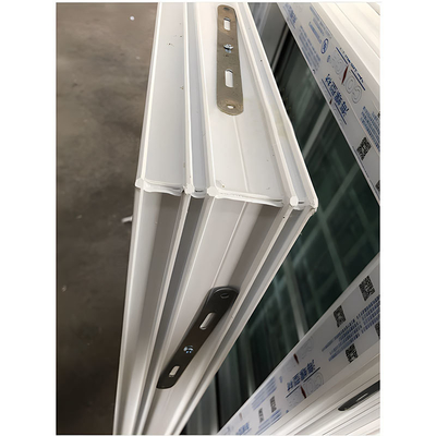 Sliding Open Style Double Glass PVC Window for Modern House Design Curtain Type Hanging