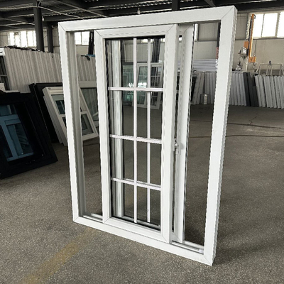 Small Size PVC Frame Upvc Slide Window With Magnetic Screen Latest Simple Design