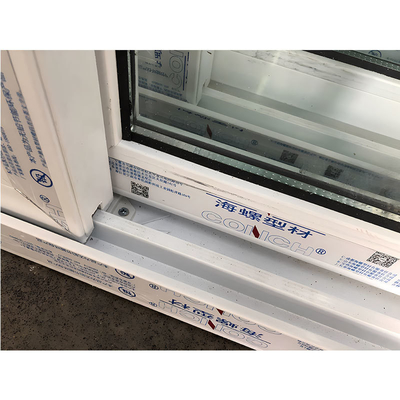 Small Size PVC Frame Upvc Slide Window With Magnetic Screen Latest Simple Design