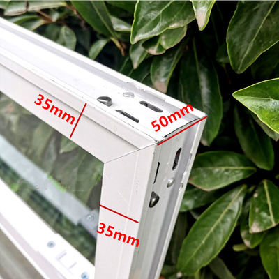 Secure Double Hung Window Latch with Contemporary Design and FiberGlass Screen Netting