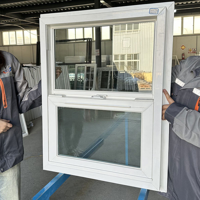 Vinyl pvc Window Custom Double Hung Hurricane Impact Soundproof Glass Window For House