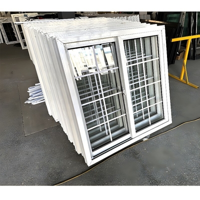 Sliding Double Window Upvc Horizontal Push-Pull Soundproof Pvc Windows Sliding Door