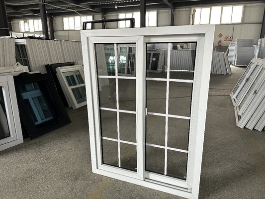 Sliding Double Window Upvc Horizontal Push-Pull Soundproof Pvc Windows Sliding Door